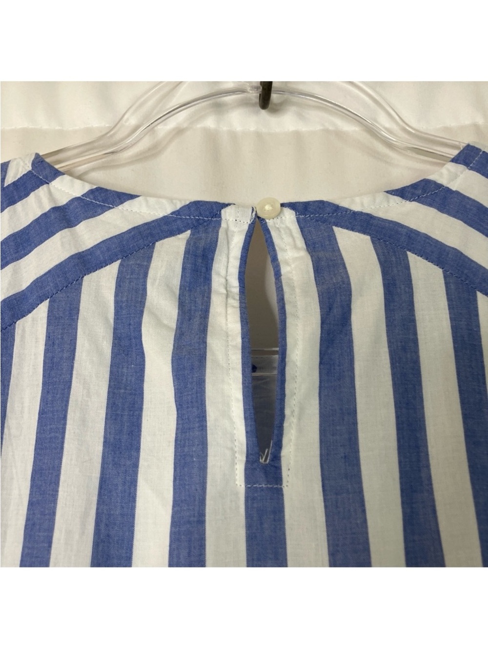 J.Crew Factory Summer MIDI Dress Sz 8 Blue White Stripes EUC - Picture 7 of 8